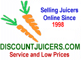 DiscountJuicers.com is your source for the lowest prices on juicers, water distillers, dehyrators and other products to support a living and raw food diet.